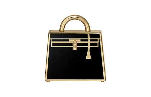 HERMES Curiosite Brass Charms Unisex