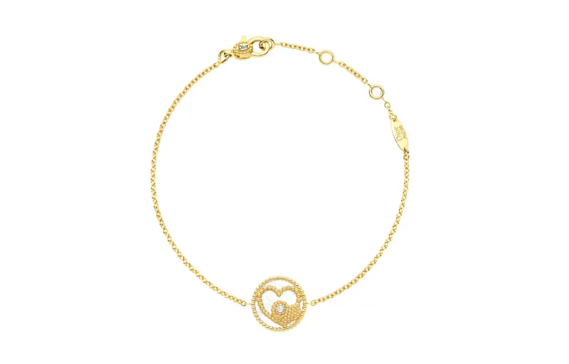 DIOR Rose Bracelets Women's Gold