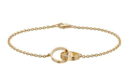 Cartier 2010s 18K rose gold Baby Love bracelet