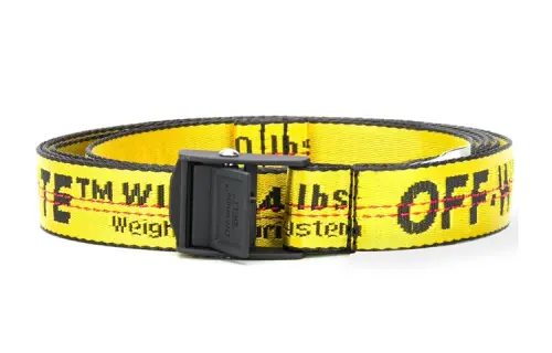 OFF-WHITE Belts Unisex Yellow