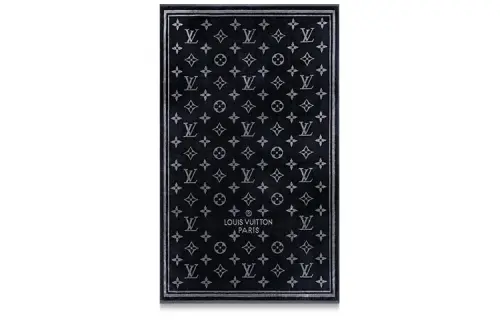 LOUIS VUITTON Monogram Eclipse Beach Towel