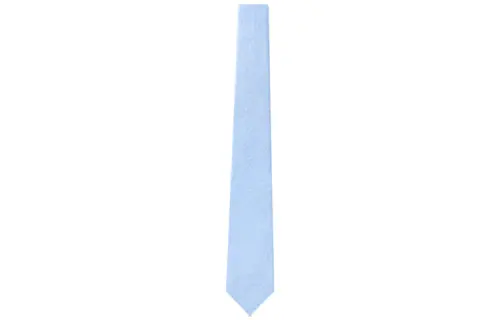 LOUIS VUITTON Monogram Mulberry Silk Tie Light Blue