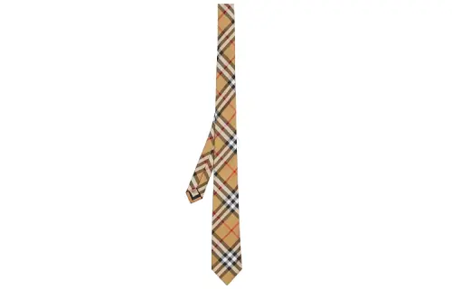 Burberry Ties Men's Brown Plaid