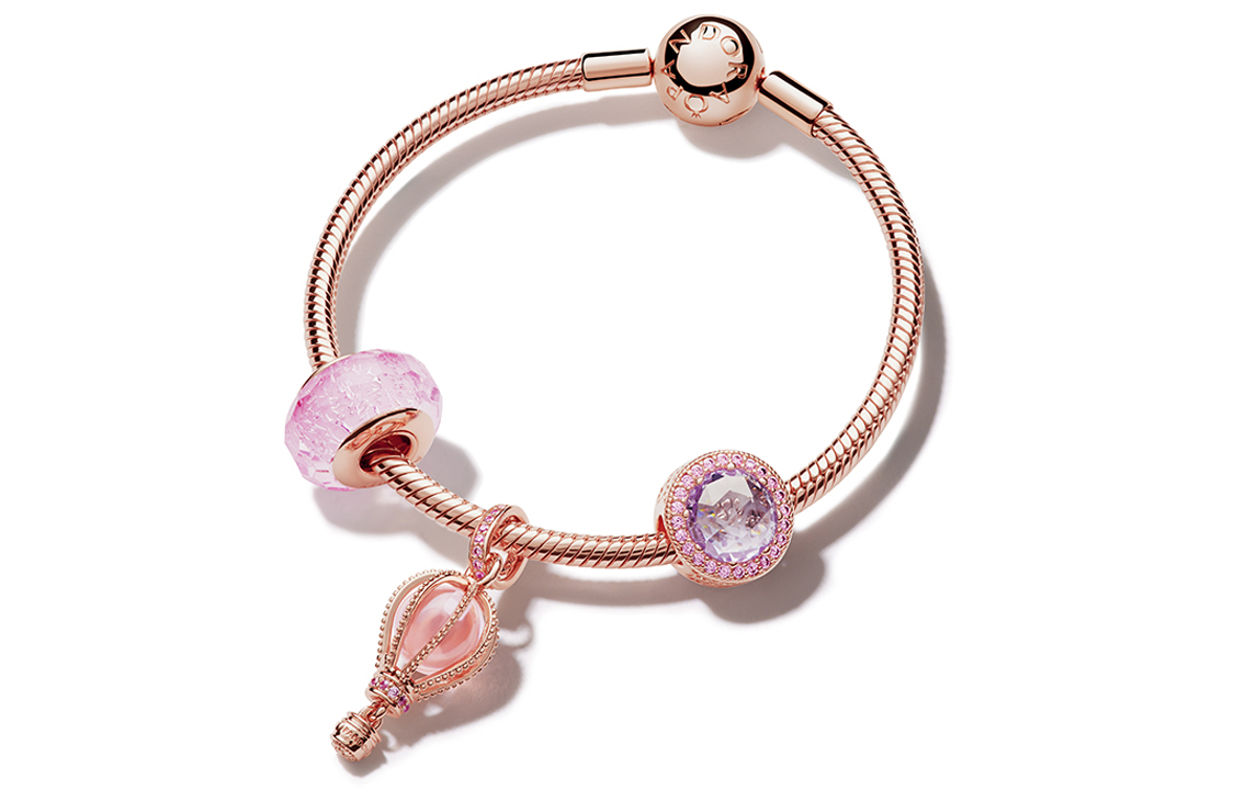 Женский браслет Pandora Rose (розовое золото)