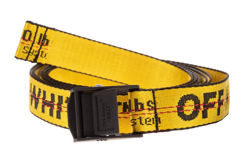 OFF-WHITE logo-print adjustable belt