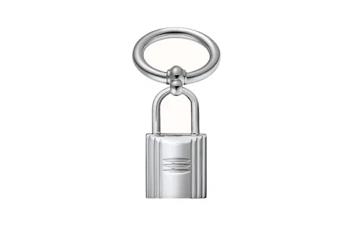 HERMES Kelly Twilly Accessories Unisex Silver