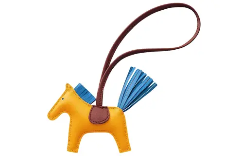 HERMES Rodeo Charms Unisex Yellow Blue