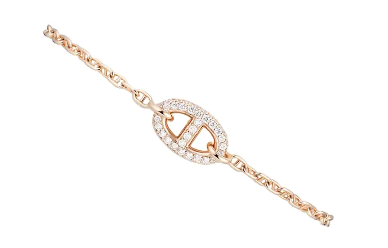 HERMES Karat Gold Bracelets Women's