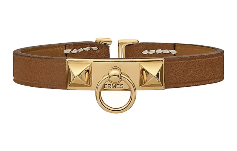 HERMES Rivale Calfskin Wristbands Women's