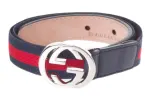 【Previous Season】Blue Web Gg Buckle Belt