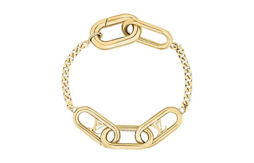 LOUIS VUITTON Signature Bracelets Men's Gold