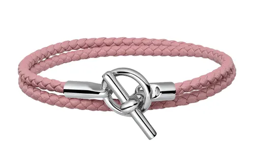 HERMES Glenan Wristbands Women's Cherry Blossom Pink