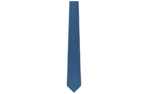 LOUIS VUITTON Silk Tie Men's Blue