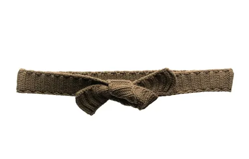 MIU MIU Cotton Belts Women's Brown