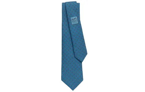 HERMES Shadow Ties Men's Blue