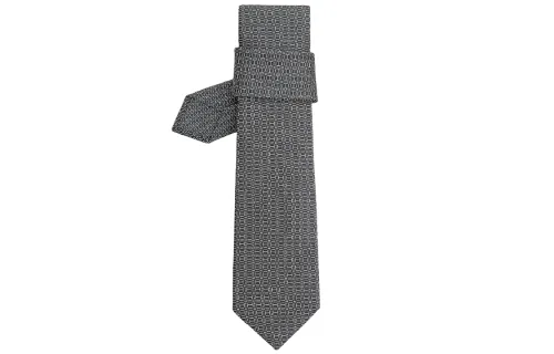 HERMES Tie 7 Ties Men's Gray