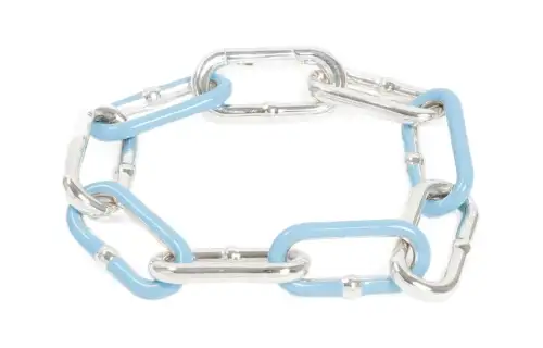 Bottega Veneta Bracelets Unisex Silver/Blue