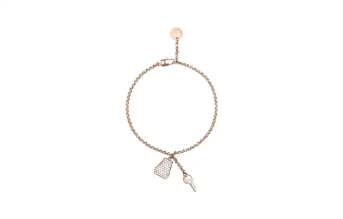 HERMES Clochette Bracelets Women's Rose Gold