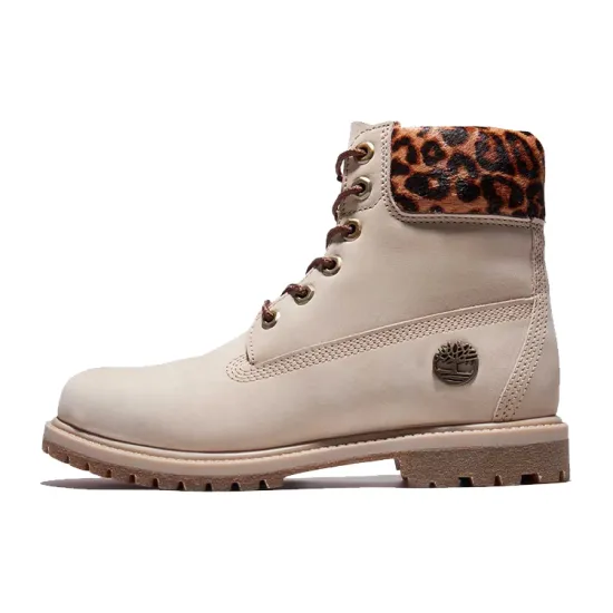 Timberland Safari Cheetah 6 Inch Waterproof Boot 'Beige' Women's