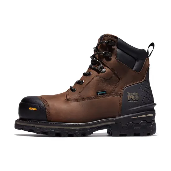 Timberland Boondock Outdoor Boots Men Mid-Top Black/Brown