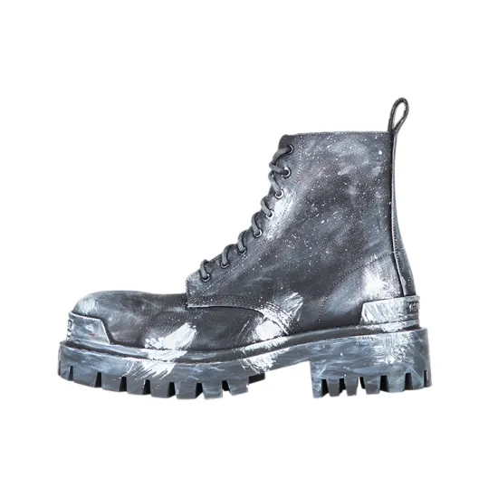 Balenciaga Strike Boots 'Grey Silver'