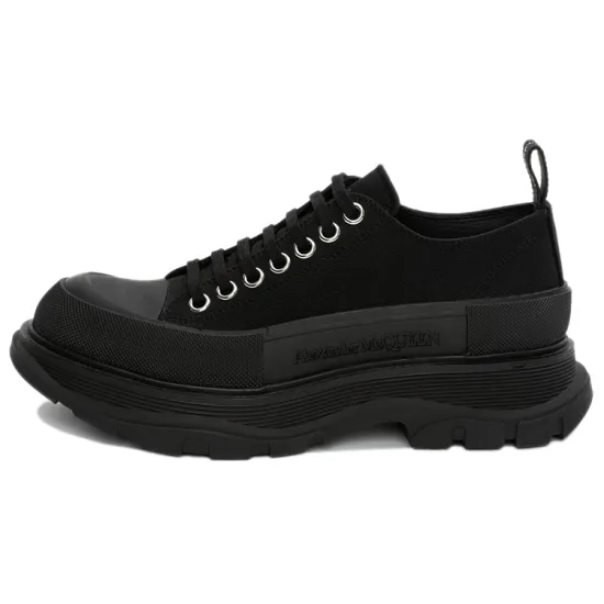 Alexander McQueen Tread Slick Lace Up 'Black' Women's