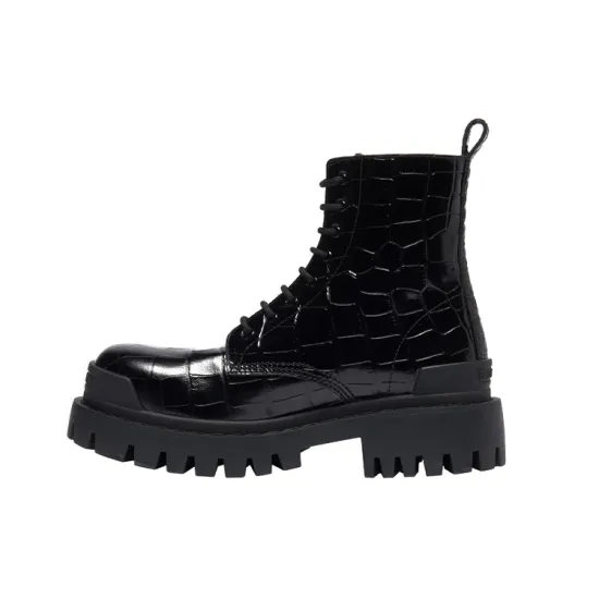 Balenciaga Strike Martin Boots Women's Black