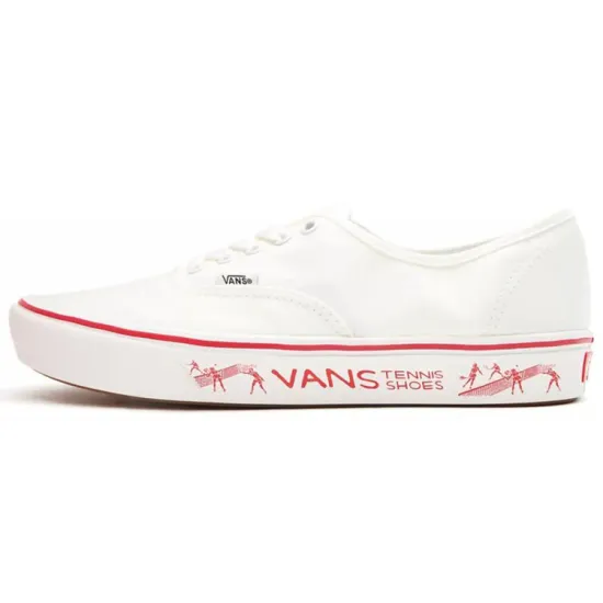 Vans Authentic Penn X ComfyCush 'Blanc De Blanc Red'