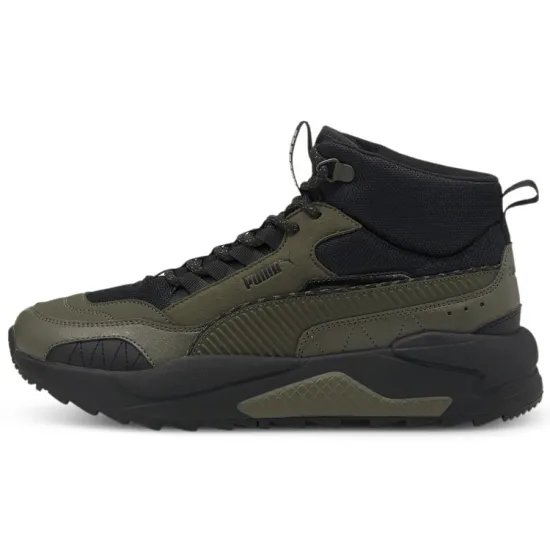 PUMA X Ray 2 Square Mid Wtr Running Shoes Unisex Green/Black