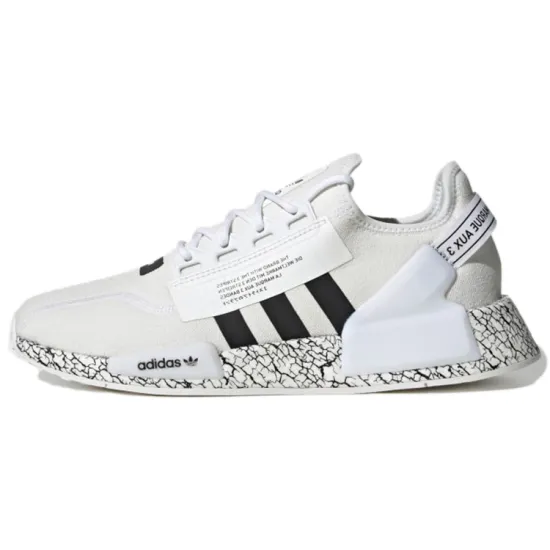 Adidas Originals Nmd R1 V2 Crackled White Black