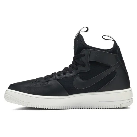 Nike Air Force 1 Ultraforce Mid Black/Black-White Women's