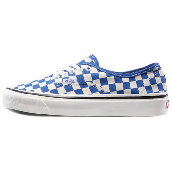 Vans Authentic Skateboarding Shoes Unisex Low-top White/Royal Blue/Fern Green