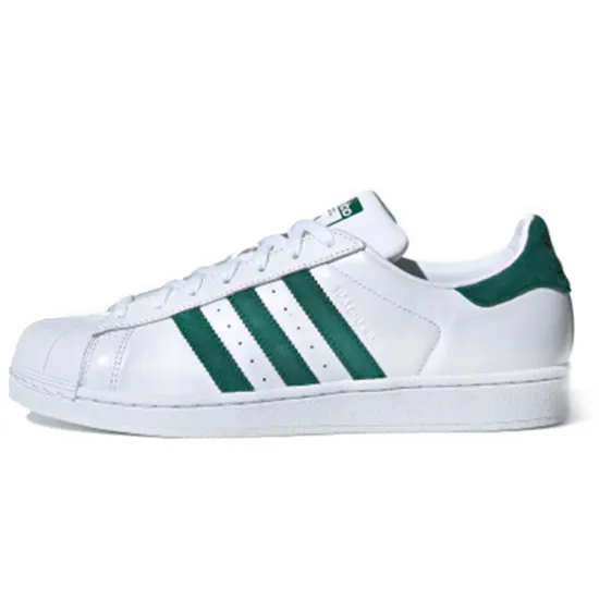 Adidas Originals Superstar White Collegiate Green
