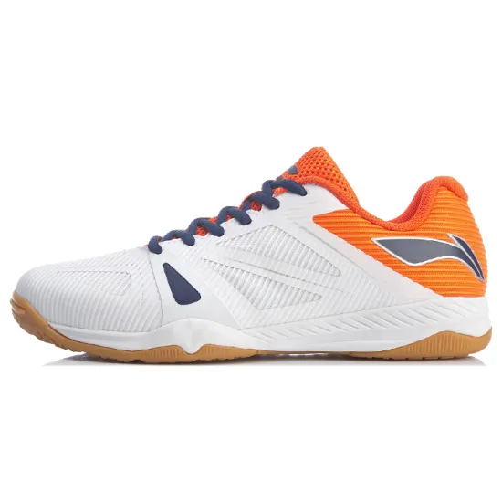 LINING Sharp Edge Professional Running Shoes Men Low-Top White Orange