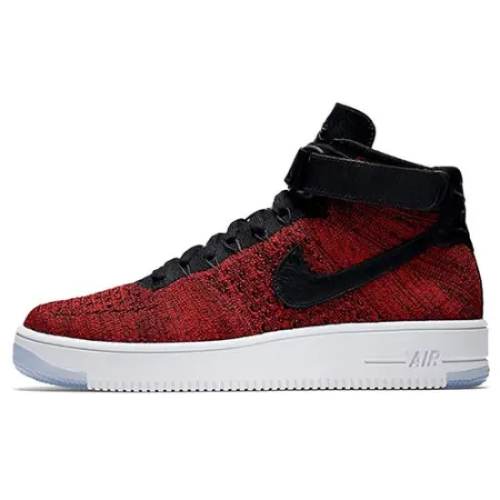 Nike Air Force 1 Ultra Flyknit Mid University Red Black