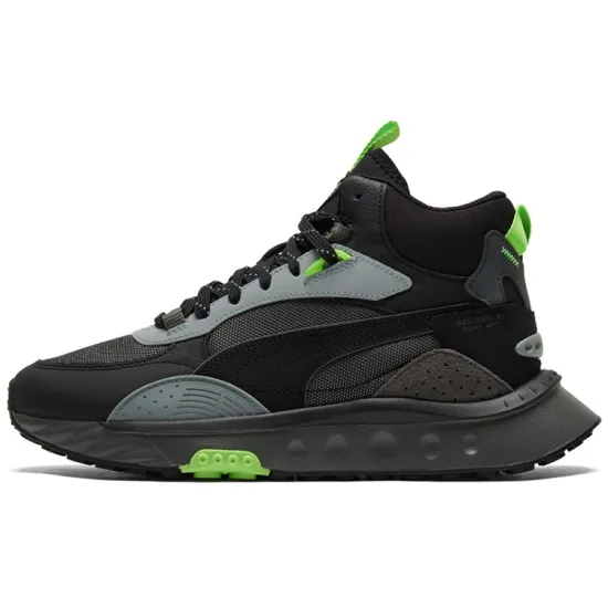 Puma Wild Rider Mid Black Dark Shadow