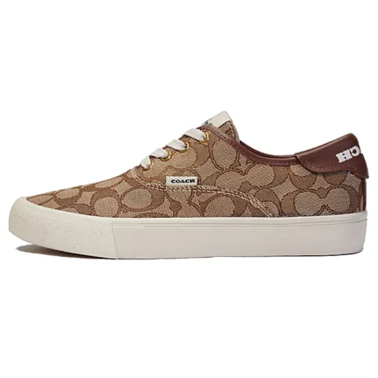 COACH CitySole Skateboard Shoes Women's Low-Top Khaki