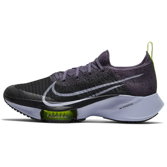 Nike Air Zoom Tempo Next% Flyknit Dark Raisin Black Volt Women's