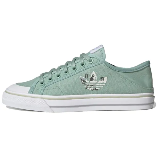 Adidas Originals NIZZA Series Skateboard Shoes Unisex Low-top Green