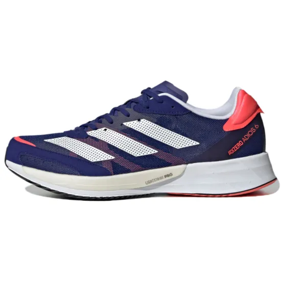 Adidas Adizero Adios 6 Running Shoes Men Low-top Indigo