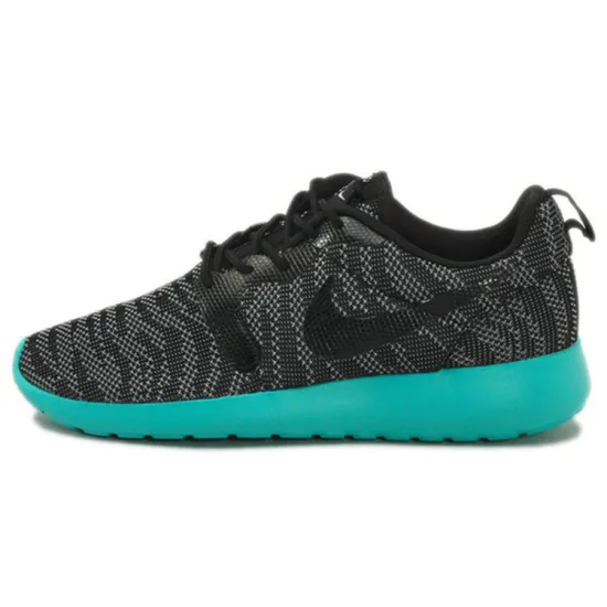 Nike Roshe Run Running Shoes Women's Low-top Black/Blue