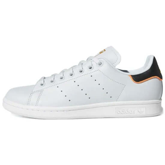 Adidas Originals STAN SMITH Collection Skateboard Shoes Women's Low-top Black/Orange/Gold/White