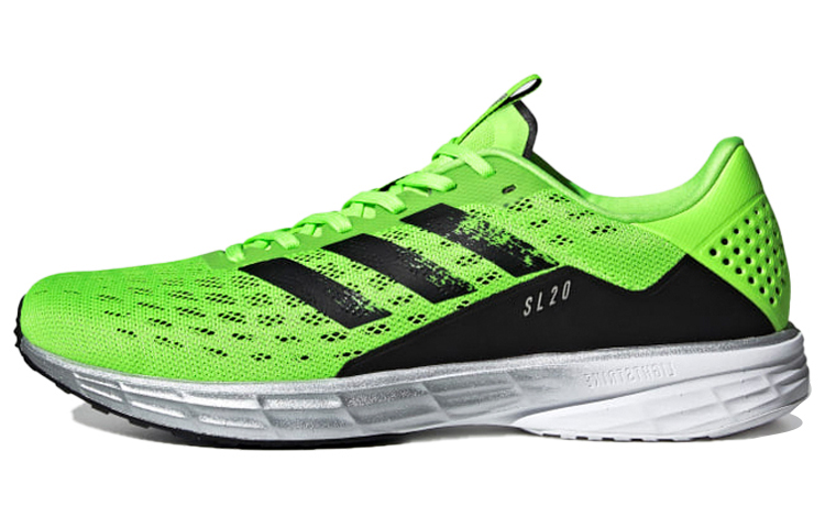 Adidas Sl20 Low top Running Shoes Men's Green Black