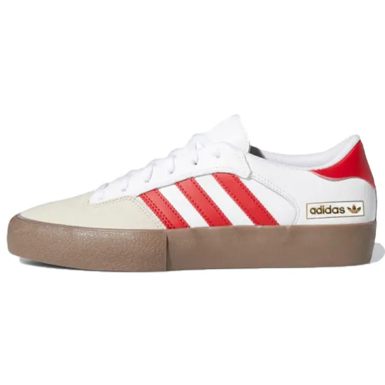 Adidas Originals Matchbreak Super Skateboard Shoes Unisex Low-top White/Red