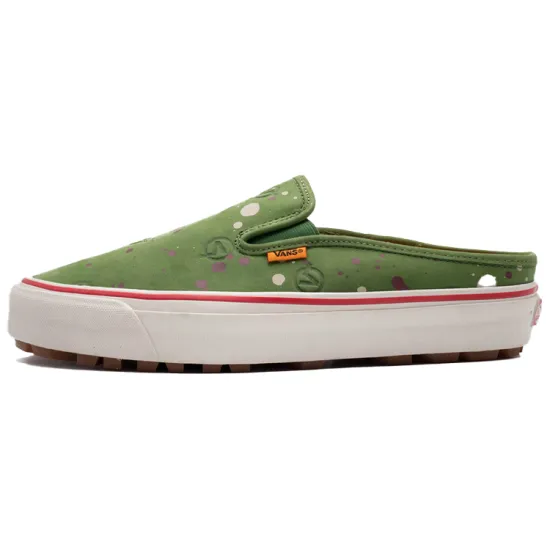 Vans OG Mule LX LQQK Studios Circle V Splatter Green
