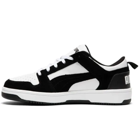 Puma Rebound Layup Skateboarding Shoes Unisex Low-top Black/white
