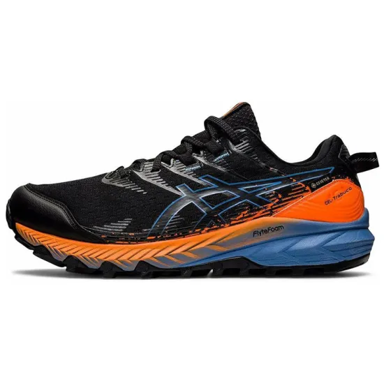 Asics Gel-Trabuco 10 Gore-Tex Black Blue Harmony Orange