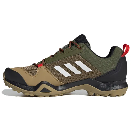 Adidas Terrex AX3 GTX Hiking Shoes Men Low-top Brown/Green