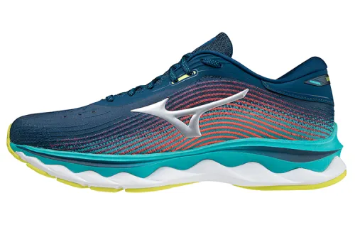 Mizuno Wave Sky 5 Casual Shoes Men's Low Top Black/Blue