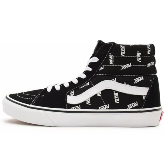 Vans Sk8  -Hi ' Allover Logo - Black'